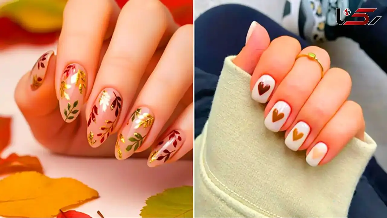 طرح‌ های ناخن مینیمال پاییزی که استایل شما را لوکس‌ تر می‌ کند
