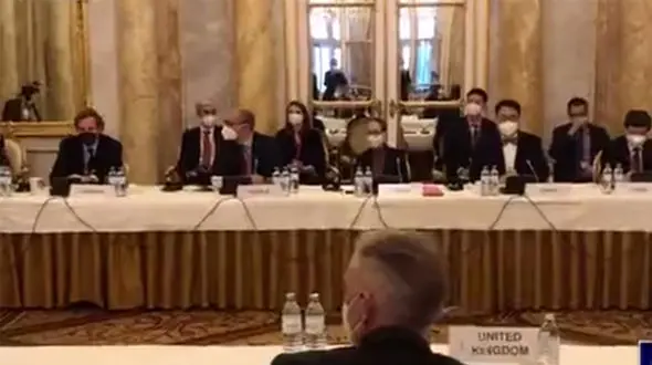 اولین فیلم از داخل جلسه گفتگو های وین 