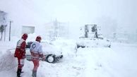 برف شدید و کولاک این جاده ایران را بست + جزئیات