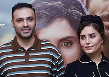 فیلم / الناز شاکردوست به تیپ سامان صفاری در اکران گوزن ها : هی بد نیست .../ اما واقعا افتضاح بود ...