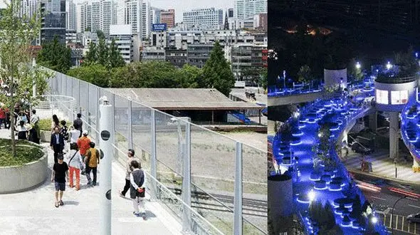  قدم زدن روی باغی معلق ! +تصاویر دیدنی 