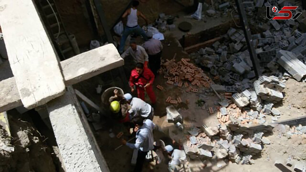 حادثه در تبریز / ریزش آوار ساختمان در حال ساخت با یک مصدوم