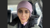  مونا فرجاد ‌‌در ماشین ‌شخصی اش + عکس 