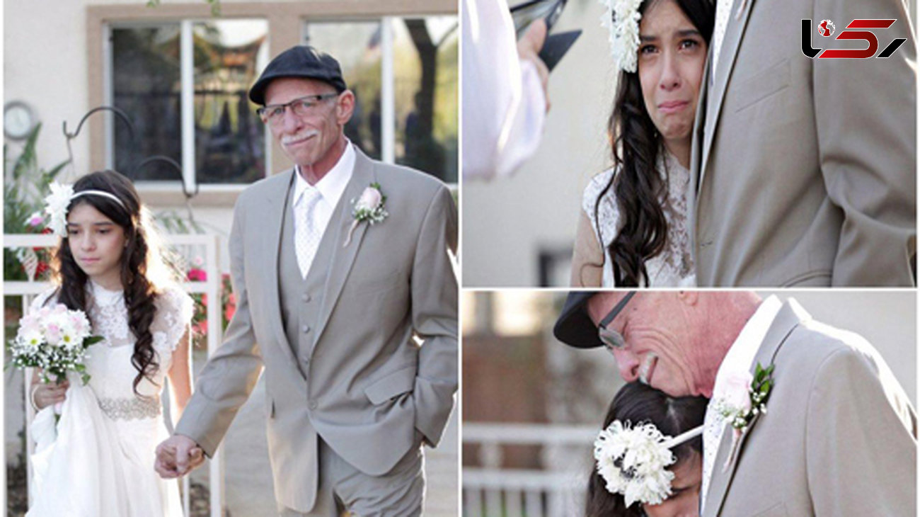 این دختر 11 ساله در لباس عروس فقط گریه می کرد + عکس 
