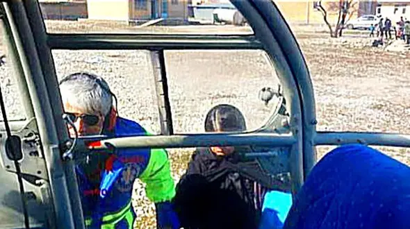  پرواز هلیکوپتر اورژانس برای نجات زن باردار در چهارمحال و بختیاری + عکس