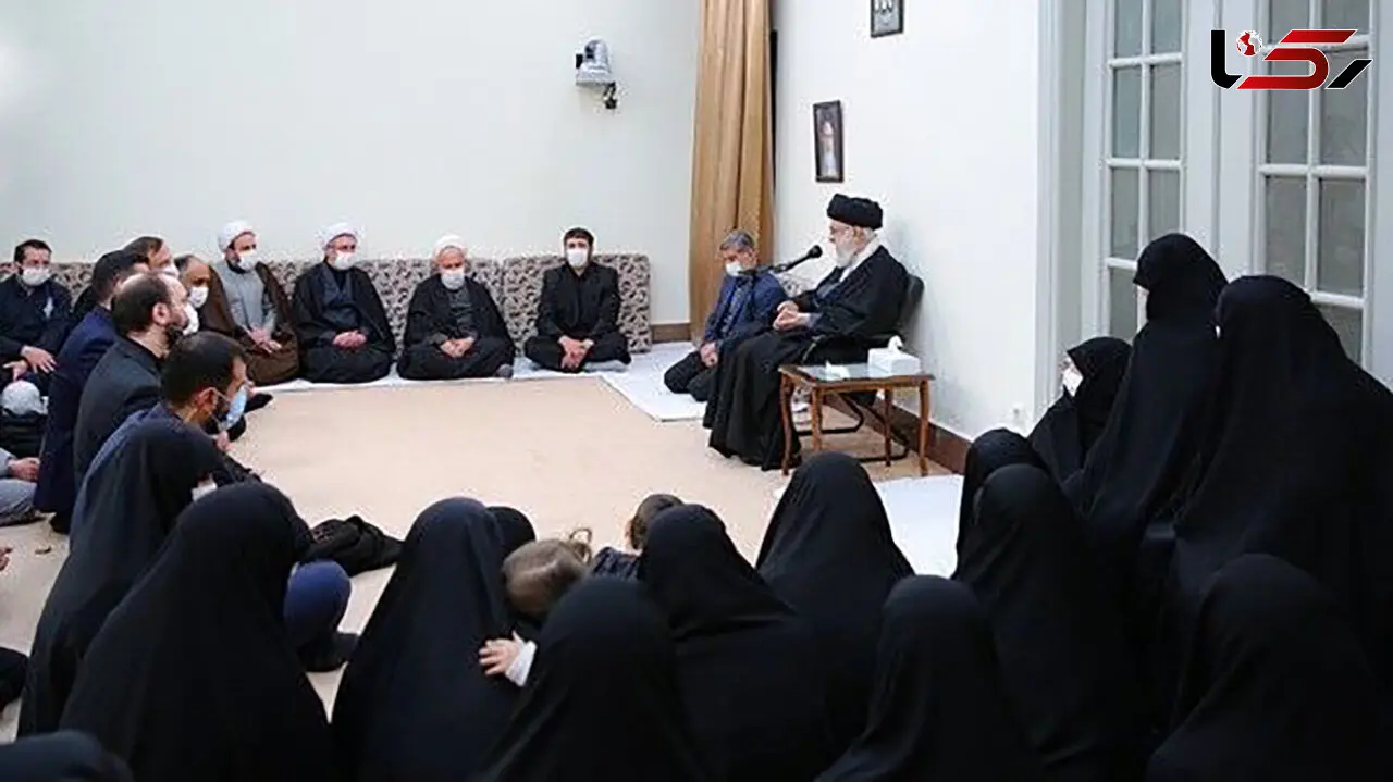 دیدار خانواده آیت‌الله مصباح یزدی با رهبر انقلاب