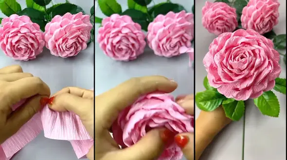 کاردستی گل + فیلم