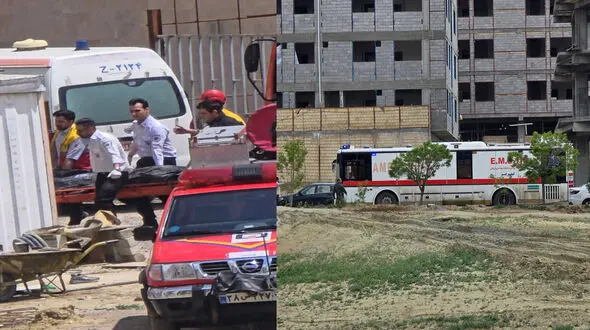 زنده زنده دفن شدن 2 تبریزی در آوار یک خانه + عکس