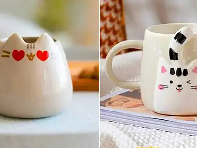 15 طرح خاص ماگ فانتزی پیشی برای ایجاد حس خوب در صبح‌ ها