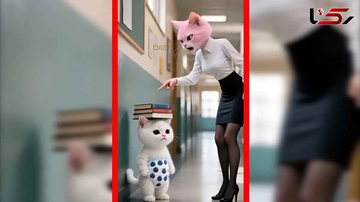 فیلم / بچه گربه ای که درس زندگی را به معلم داد