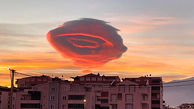 فیلم بشقاب پرنده غول پیکر در آسمان ترکیه !  / همه حیرت کردند !