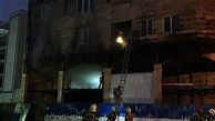 آتش سوزی ساختمان نیمه کاره بدون خسارت جانی در تهران