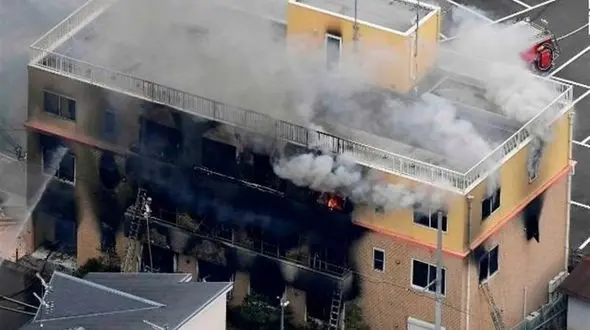 قتل و عام در استودیو انیمیشن‌سازی / 25 نفر زنده زنده سوختند+عکس