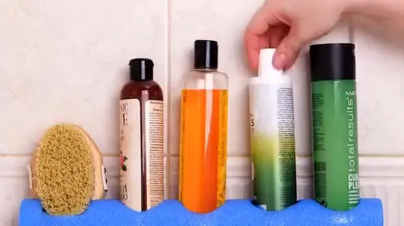 ساده ترین روش ساخت جای وسایل حمام + فیلم