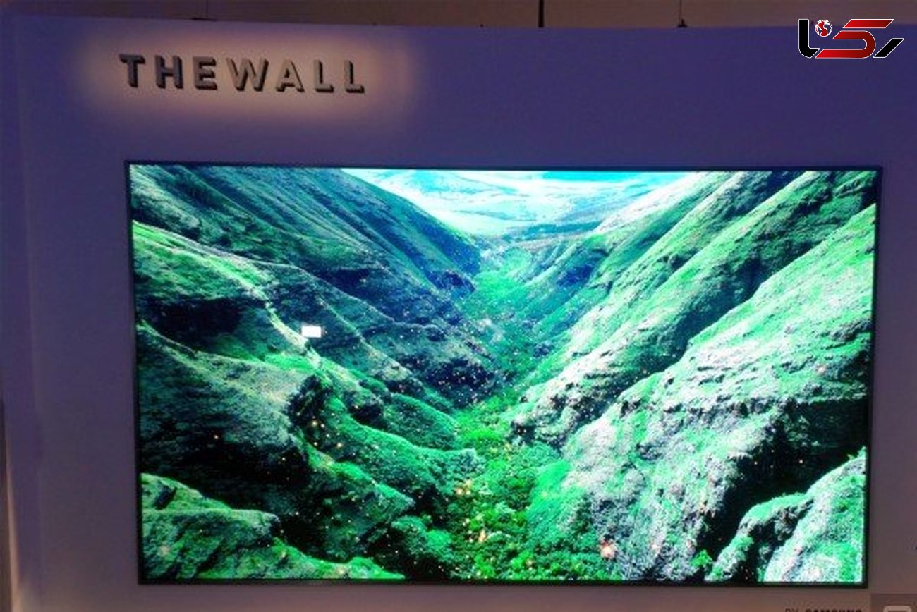 تلویزیون 146 اینچی بدون لبه به نام دیوار رونمایی شد