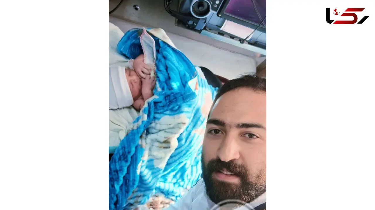 نوزاد عجول در منزل به دنیا آمد