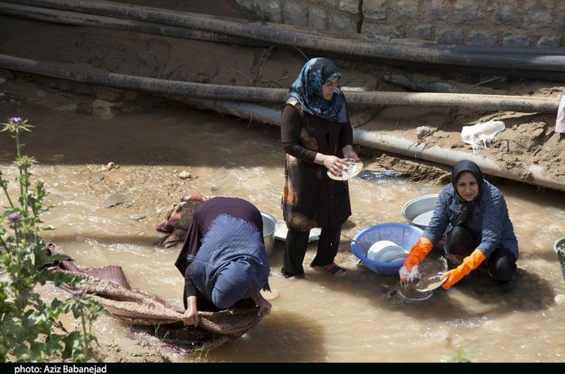 تخریب کامل روستای «چم‌مهر»