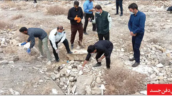 عکس /  کوادکوپتر جسد پرونده رفیق کشی برای خر و پف را پیدا کرد+ جزئیات