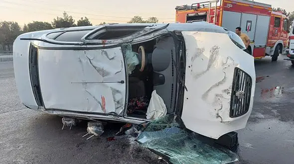 واژگونی خودرو در محور طبس - یزد سه کشته داشت
