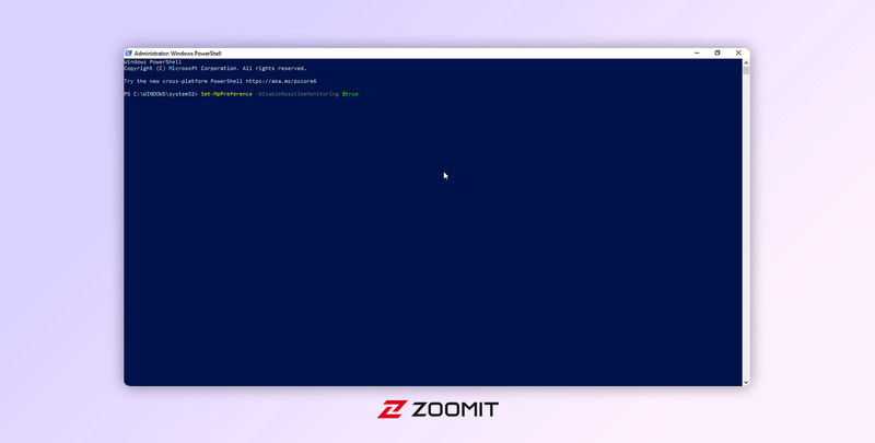 محیط PowerShell در ویندوز ۱۰