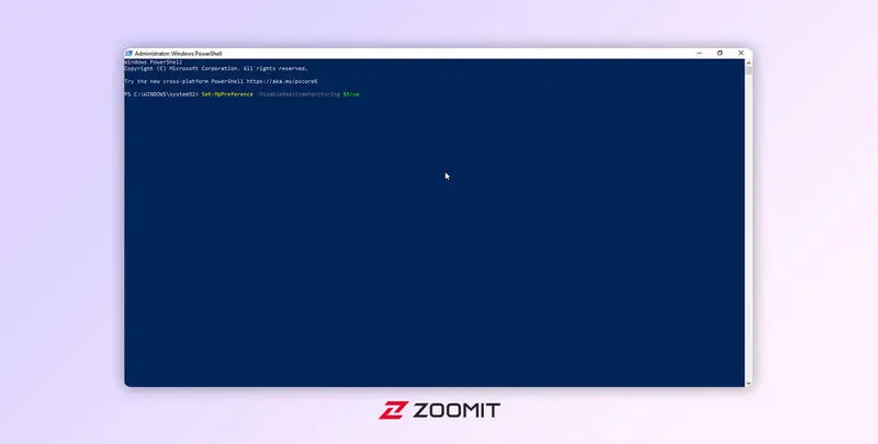 محیط PowerShell در ویندوز ۱۰