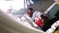 صحنه ای عجیب از انفجار مهیب بیروت / پرستار خانگی و 3 کودک غافلگیر شدند + عکس و فیلم