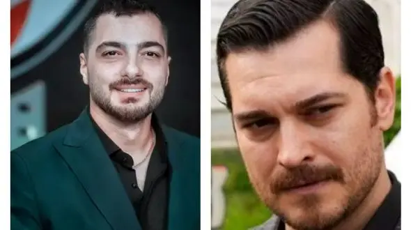 عکس/ کپی‌کاری ناشیانه سجاد بابایی از استایل ستاره مشهور ترکیه، چاغاتای اولوسوی، بازیگر سریال محبوب «اشرف رویا»