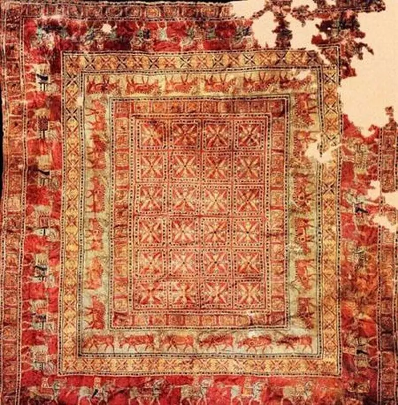 قدیمی_ترین فرش جهان عکس