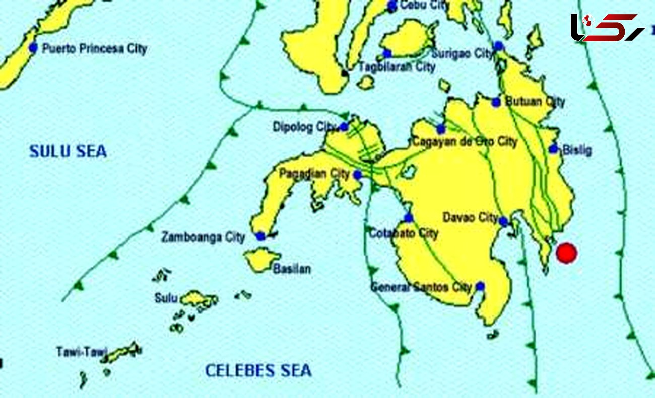  زلزله 6.5 ریشتری فیلیپین خسارت و تلفاتی نداشت