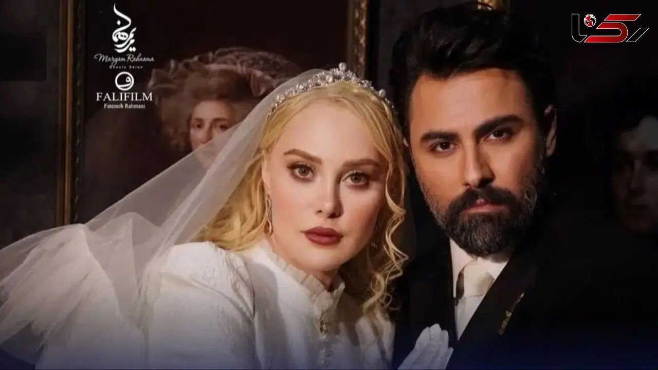 عکس / حضور صمیمی علی دایی و همسرش در مراسم عروسی آرام جعفری و بابک انصاری .../ تیپ و استایل زیبای همسر اسطوره فوتبال ... /  دست در دست عروس و داماد ...