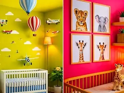 طراحی مدرن اتاق نوزاد با 15 ایده خلاقانه و شیک