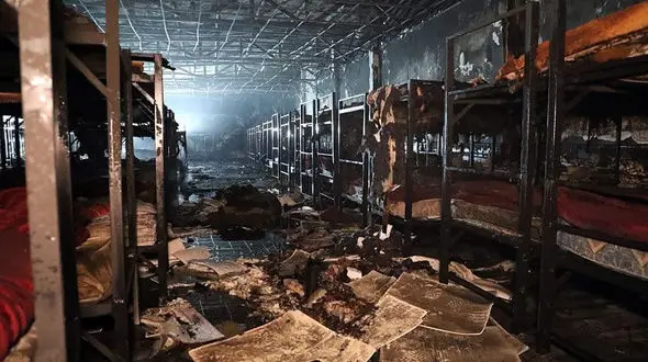 آتش‌سوزی مرگبار در یک کمپ ترک‌اعتیاد