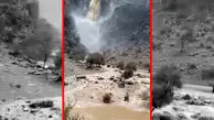 فیلم جاری شدن آبشار فصلی کوهبزان ممسنی