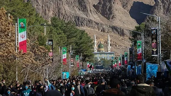 انفجار 2 بمب در مراسم سالگرد شهید سلیمانی + فیلم