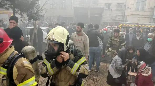 وحشت در خواب 100 ساکن برج اقاقیا خیابان کاج + جزییات آتش سوزی بزرگ