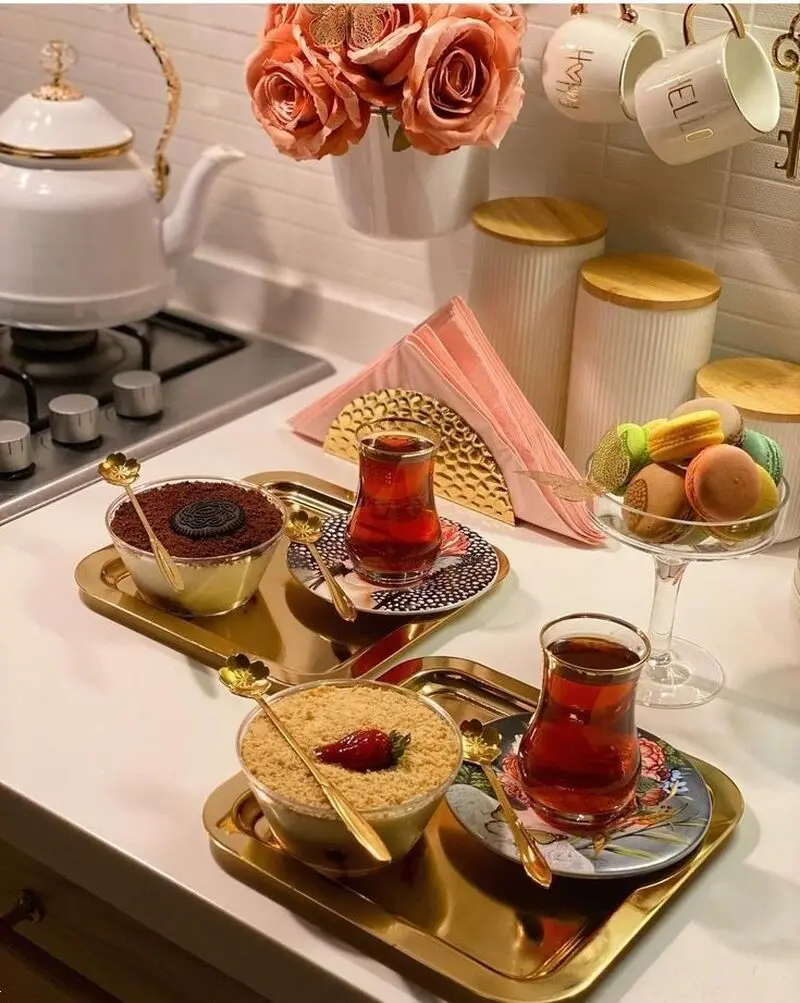 تزیین چای برای پذیرایی نوروز ۱۴۰۵ | ۳۰ ایده ساده اما لاکچری و عروس گونه تزیین چای برای پذیرایی نوروز ۱۴۰۵ و ماه مبارک رمضان!