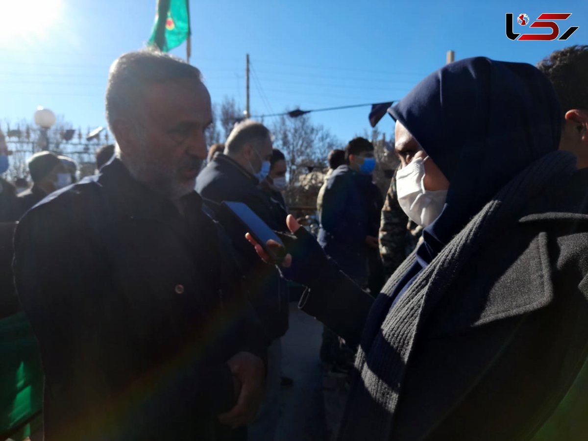 پیکر مطهر شهید گمنام درروستای ولی آباد بویین زهرا تشییع شد