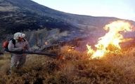 آتش در "تنگه هایقر" دوباره شعله ور شد / ارتش به کمک مدافعان محیط زیست رفت + فیلم و عکس