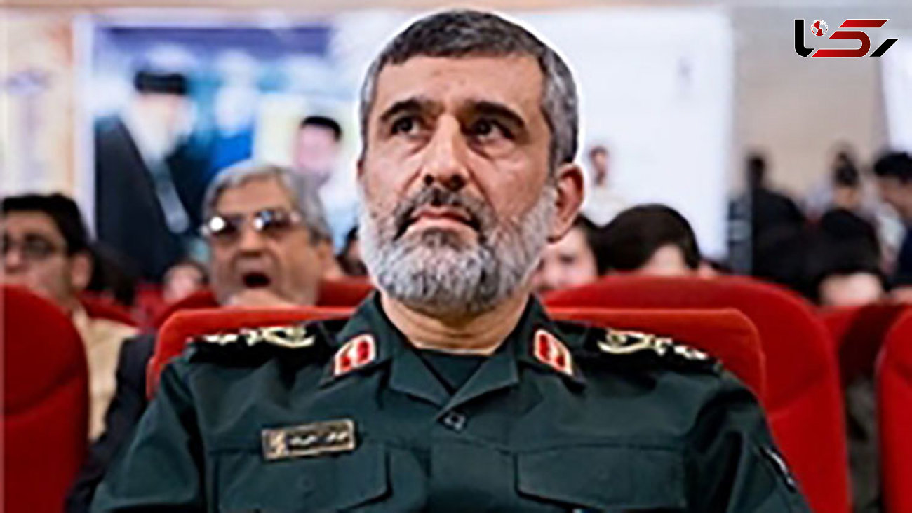 سردار امیرعلی حاجی‌زاده: همه موشک‌ها به هدف خورده است/ آنچه در عراق به زمین خورد بدنه جدا شده موشک‌ها بود
