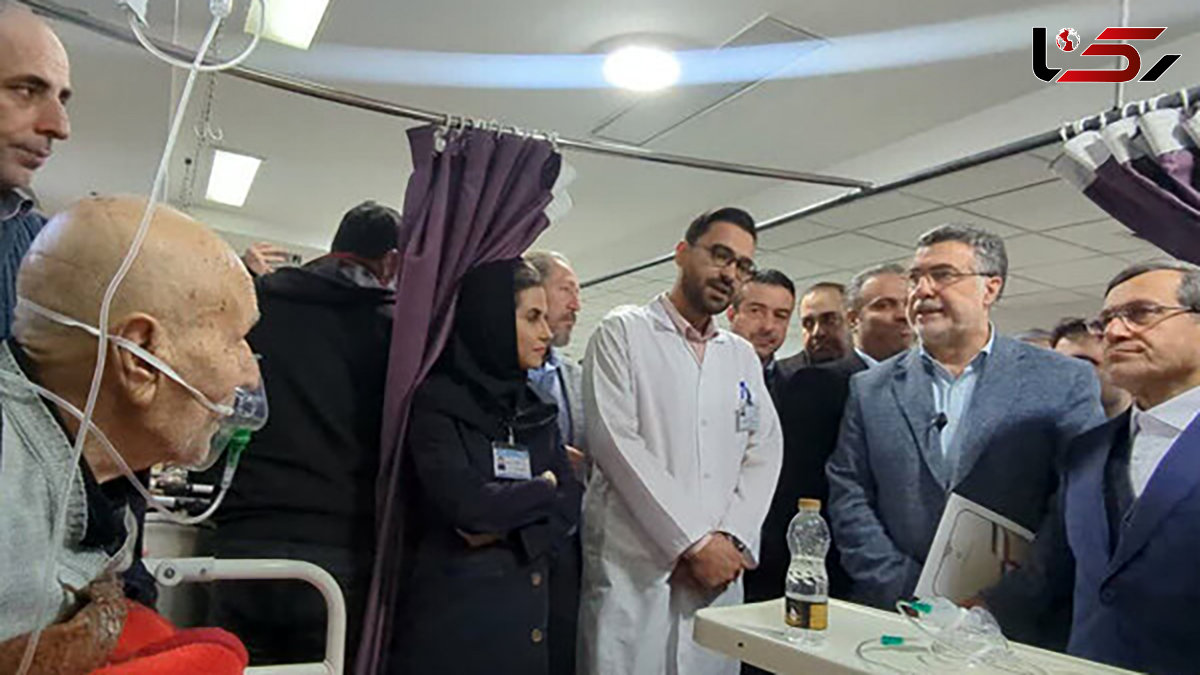 عیادت وزیر بهداشت از مجروحان حمله رژیم صهیونیستی 