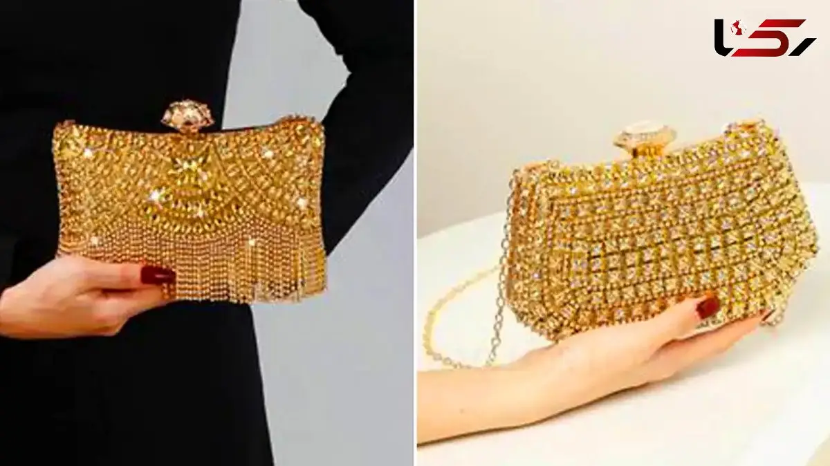 استایل شیک با کیف طلایی مجلسی؛ 15 مدل تازه را ببینید