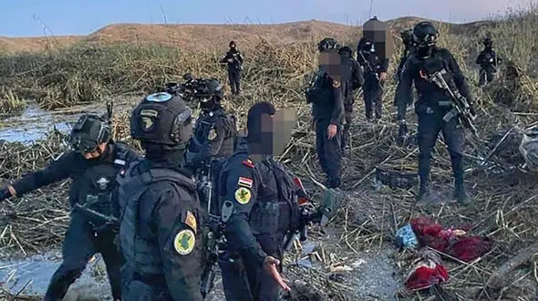 خبر خوب /  ۴۲ داعشی داخل غارها در سیل جنوب موصل کشته شدند