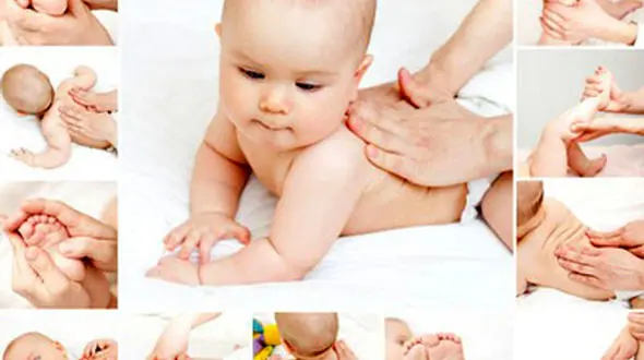 نوزادتان را با ماساژ عاشق خود کنید +تصاویر