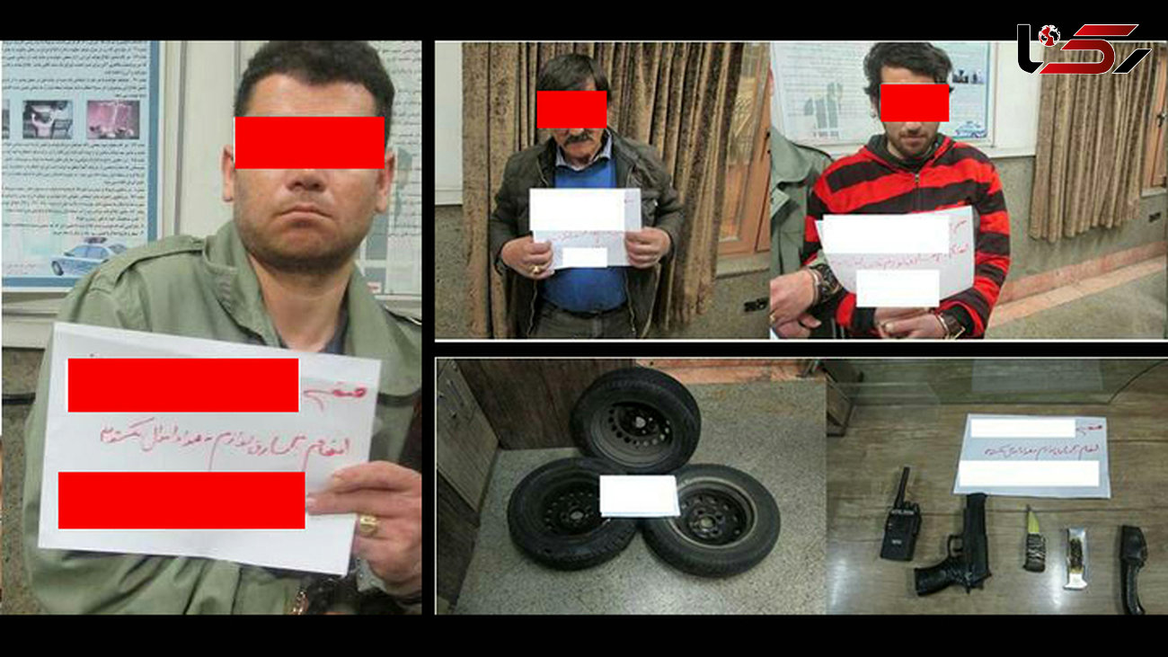 مسافرکش های مسلح خیابان ستارخان دستگیرشدند+ عکس