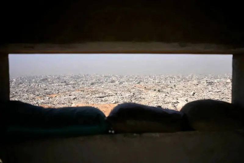 ویرانی‌های شمال نوار غزه پس از عملیات نظامی اسرائیل