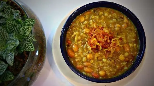 طرز تهیه آش دندونی برای 20 نفر