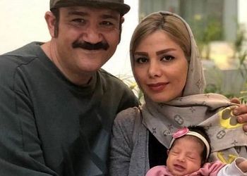 رونمایی از لباس عروس دنباله دار و شیک همسر جوان مهران غفوریان در مراسم عقدشان/ ماشالا به پای هم پیر بشید