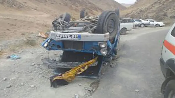 نیسان آبی حادثه مرگباری را رقم زد / یک کشته در قم