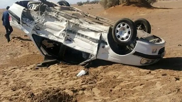مصدومیت ۶ نفر با واژگونی پژو پارس/ در اصفهان رخ داد!
