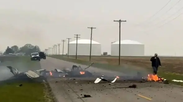 سقوط مرگبار هواپیما جان 4 نفر را گرفت